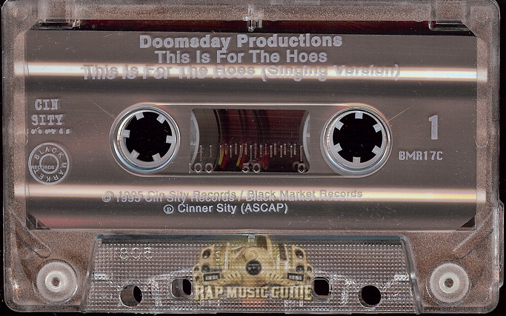 Doomsday Productions - This Is For The Hoes: Cassette Tape